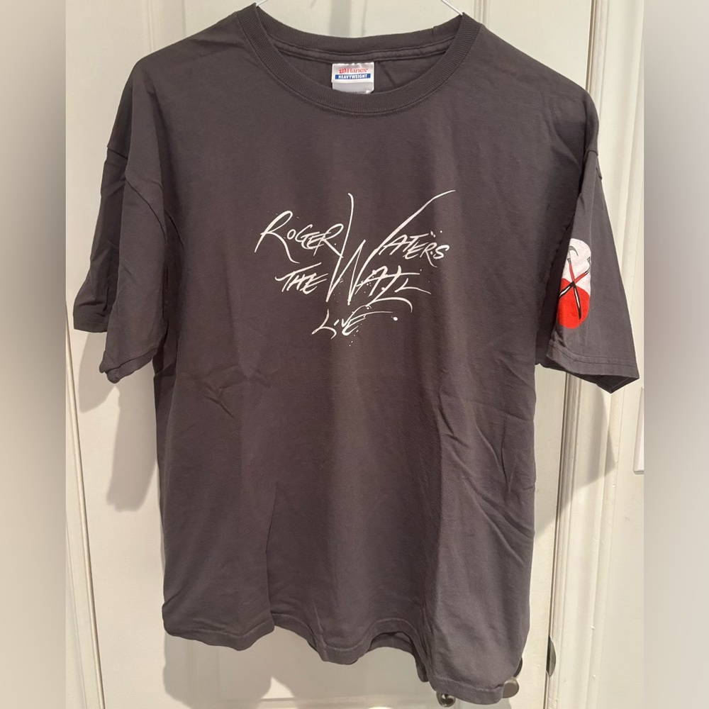 Vintage Y2K Rogers Waters The Wall Live Band T Shirt Tee Size XL